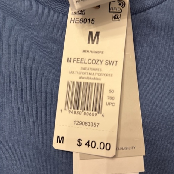 Men’s Adidas crew cotton sweatshirt - Picture 4 of 4